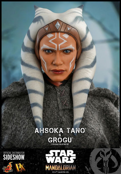 Ahsoka Tano &amp; Grogu Star Wars The Mandalorian Hot Toys