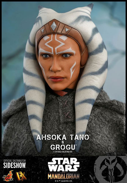Ahsoka Tano &amp; Grogu Star Wars The Mandalorian Hot Toys