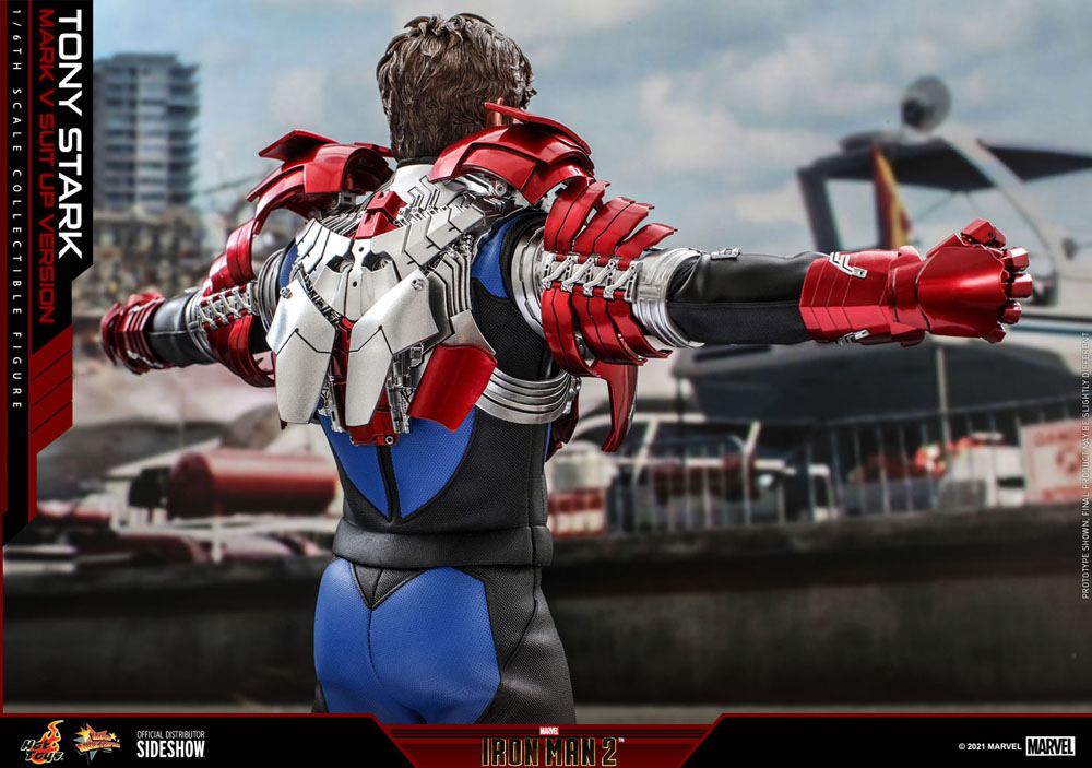 Iron Man 2 Movie Masterpiece Actionfigur Tony Stark (Mark V Suit Up Version) - Anime Figuren günstig kaufen
