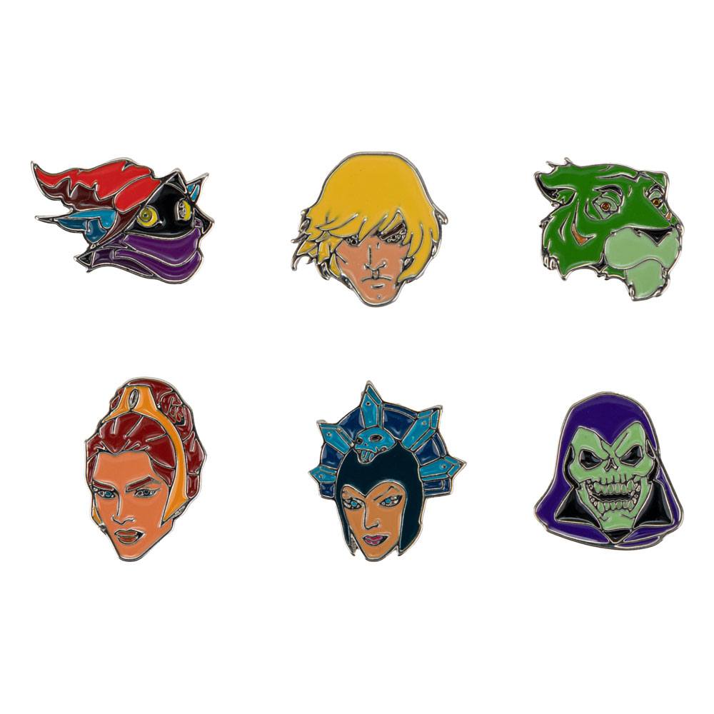 Masters of the Universe Ansteck-Buttons 6er-Pack Characters - Anime Figuren günstig kaufen