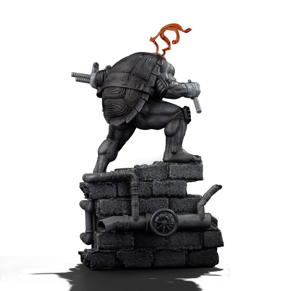 Teenage Mutant Ninja Turtles Art Scale Statue Michelangelo Black and White Variant heo exclusive - Anime Figuren günstig kaufen