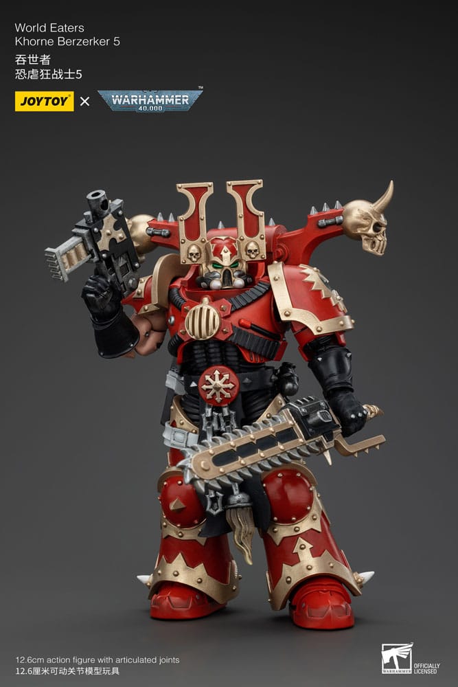 Warhammer 40k Actionfigur World Eaters Khorne Berzerker 5 - Anime Figuren günstig kaufen