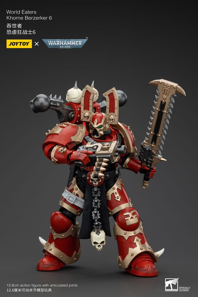Warhammer 40k Actionfigur World Eaters Khorne Berzerker 6 - Anime Figuren günstig kaufen
