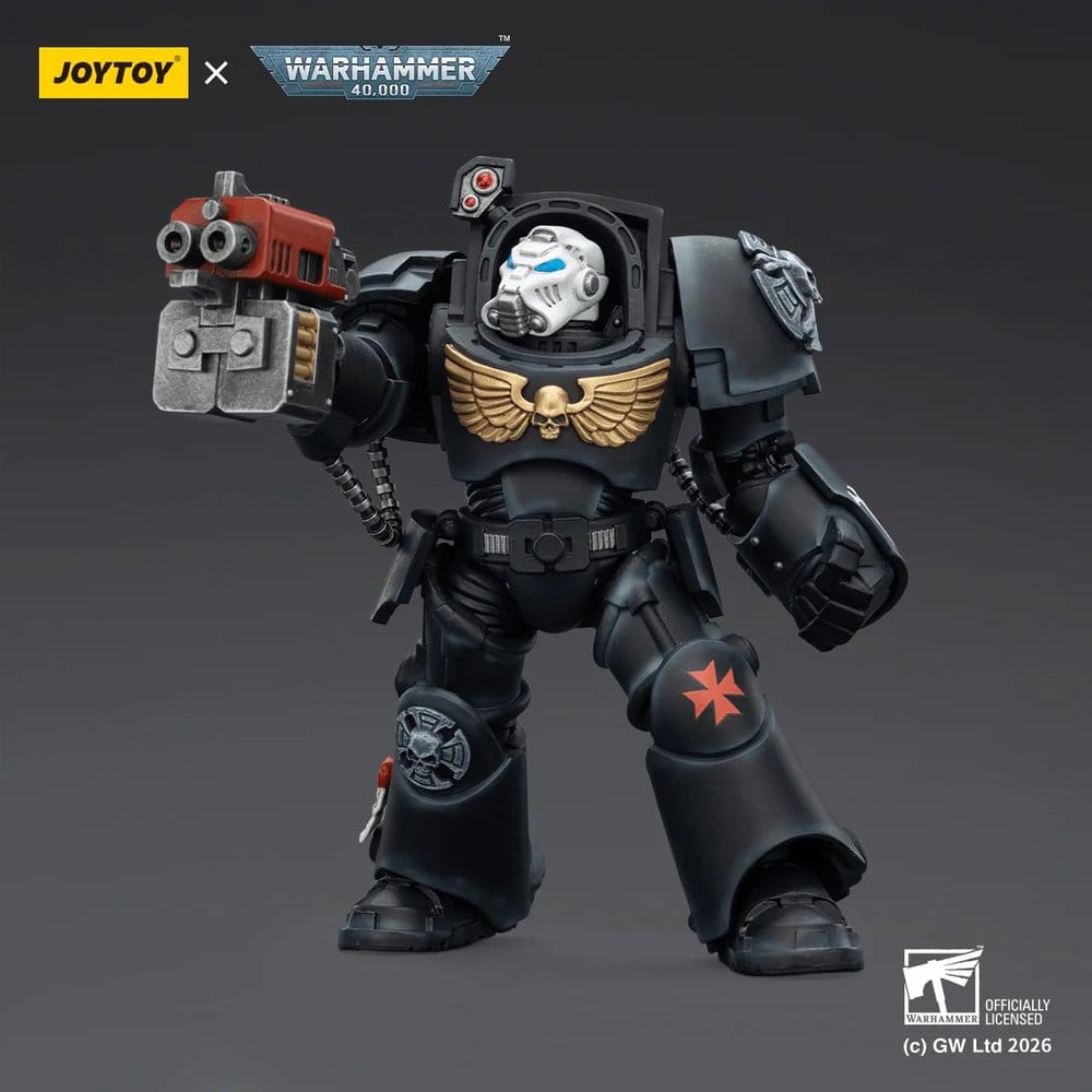 Warhammer 40,000 Actionfigur Black Templars Terminator 2 with Power Fist and Storm Bolter 14 cm - Anime Figuren günstig kaufen