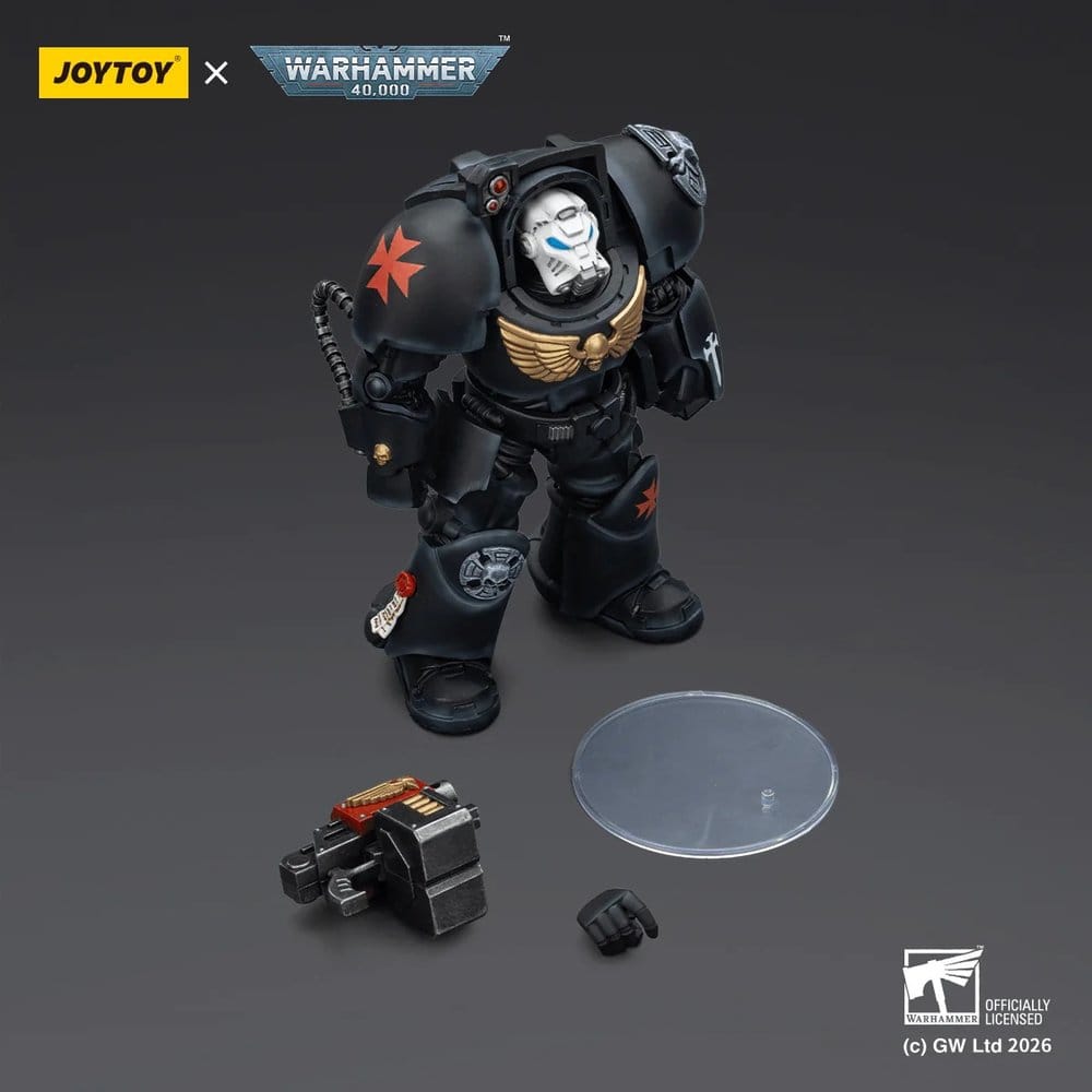 Warhammer 40,000 Actionfigur Black Templars Terminator 2 with Power Fist and Storm Bolter 14 cm - Anime Figuren günstig kaufen