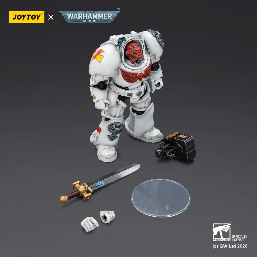 Warhammer 40,000 Actionfigur White Scars Terminator 1 with Power Sword and Storm Bolter 14 cm - Anime Figuren günstig kaufen