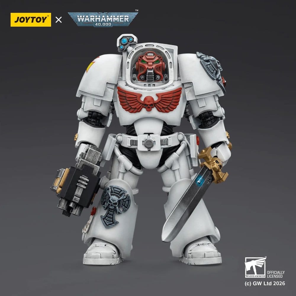 Warhammer 40,000 Actionfigur White Scars Terminator 1 with Power Sword and Storm Bolter 14 cm - Anime Figuren günstig kaufen