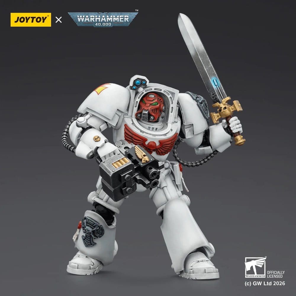 Warhammer 40,000 Actionfigur White Scars Terminator 1 with Power Sword and Storm Bolter 14 cm - Anime Figuren günstig kaufen