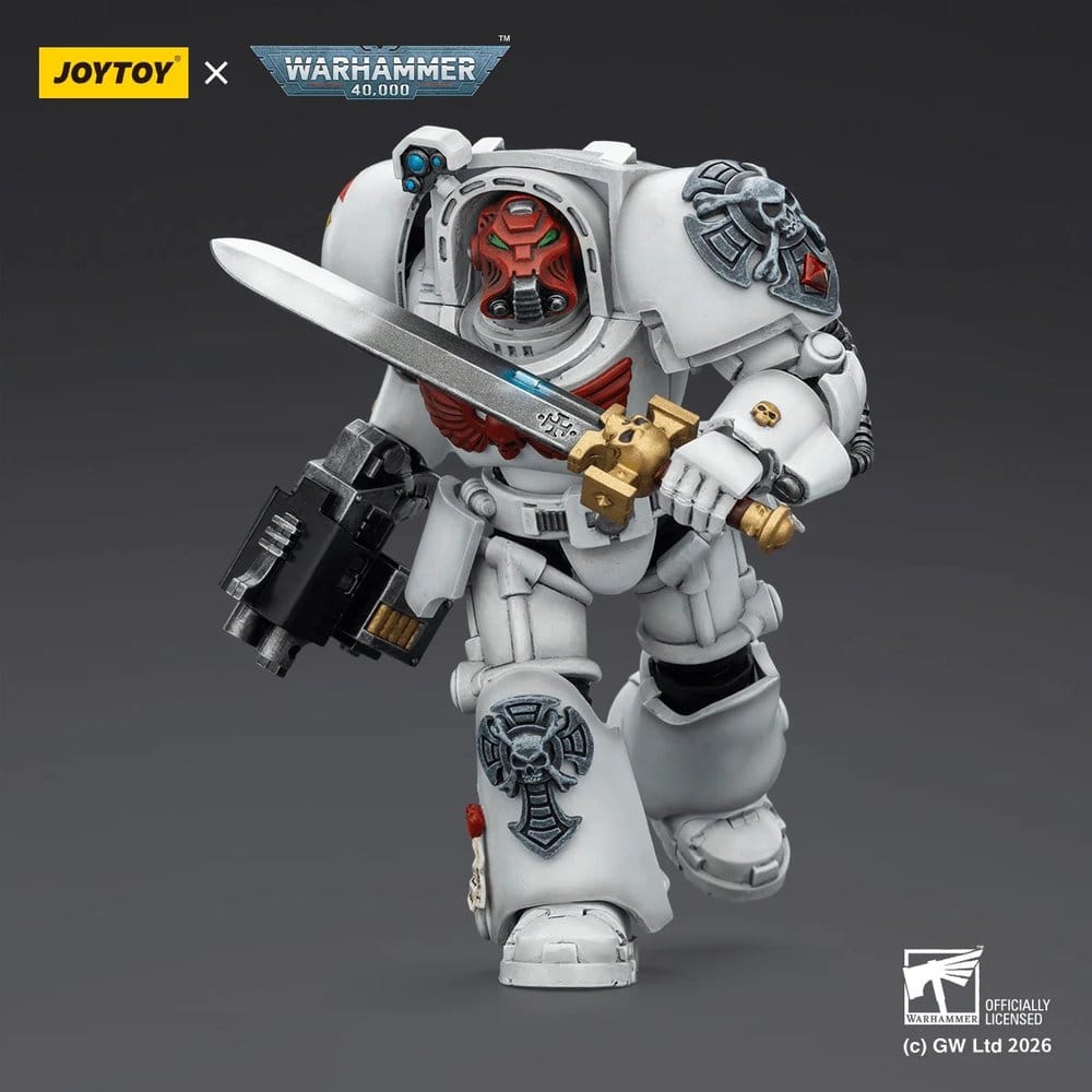 Warhammer 40,000 Actionfigur White Scars Terminator 1 with Power Sword and Storm Bolter 14 cm - Anime Figuren günstig kaufen