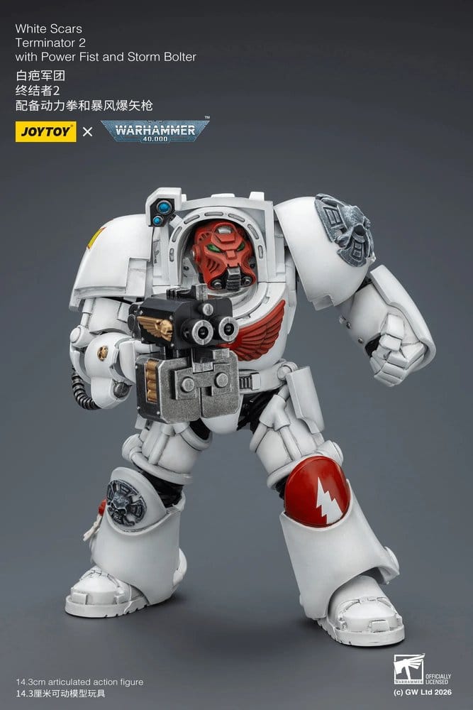 Warhammer 40,000 Actionfigur White Scars Terminator 2 with Power Fist and Storm Bolter 14 cm - Anime Figuren günstig kaufen