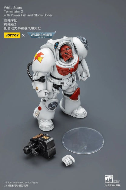 Warhammer 40,000 Actionfigur White Scars Terminator 2 with Power Fist and Storm Bolter 14 cm - Anime Figuren günstig kaufen
