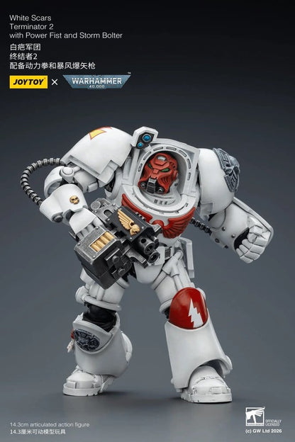 Warhammer 40,000 Actionfigur White Scars Terminator 2 with Power Fist and Storm Bolter 14 cm - Anime Figuren günstig kaufen