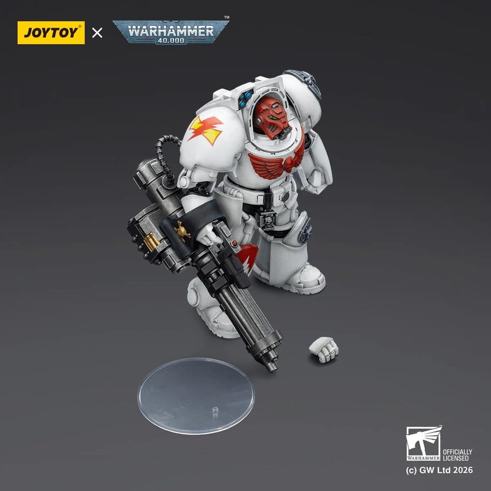 Warhammer 40,000 Actionfigur White Scars Terminator 3 with Power Fist and Assault Cannon 14 cm - Anime Figuren günstig kaufen