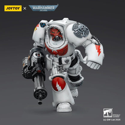 Warhammer 40,000 Actionfigur White Scars Terminator 3 with Power Fist and Assault Cannon 14 cm - Anime Figuren günstig kaufen