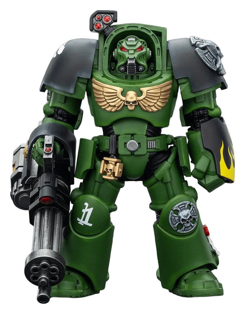 Warhammer 40,000 Actionfigur Salamanders Terminator 3 with Power Fist and Assault Cannon 14 cm - Anime Figuren günstig kaufen