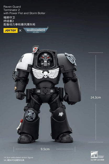 Warhammer 40,000 Actionfigur Raven Guard Terminator 2 with Power Fist and Storm Bolter 14 cm - Anime Figuren günstig kaufen
