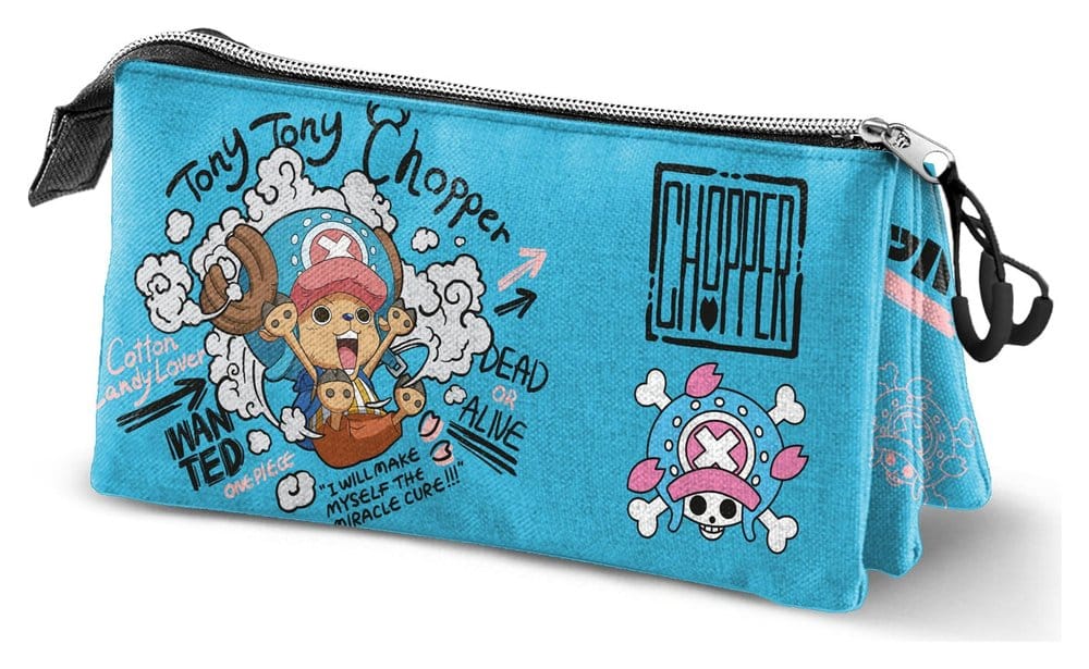 One Piece Triple-Federmäppchen Chopper - Anime Figuren günstig kaufen