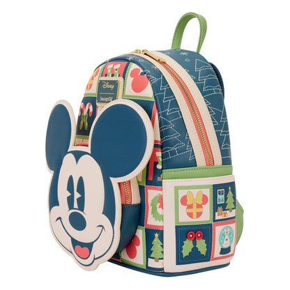 Disney by Loungefly Mini Rucksack Mickey and Minnie Holiday - Anime Figuren günstig kaufen