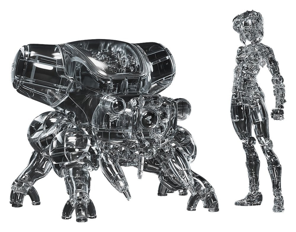Ghost in the Shell PLAMAX minimum factory Plastic Model Kit Motoko Kusanagi mit Fuchikoma: Thermoptic Camouflage Ver. - Anime Figuren günstig kaufen
