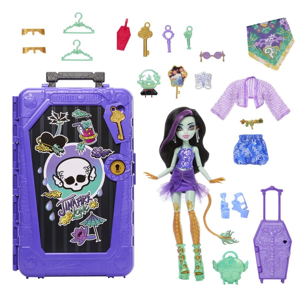 Monster High Skulltimate Secrets Puppe Destination: Gore-geous Oasis - Jinafire Long - Anime Figuren günstig kaufen
