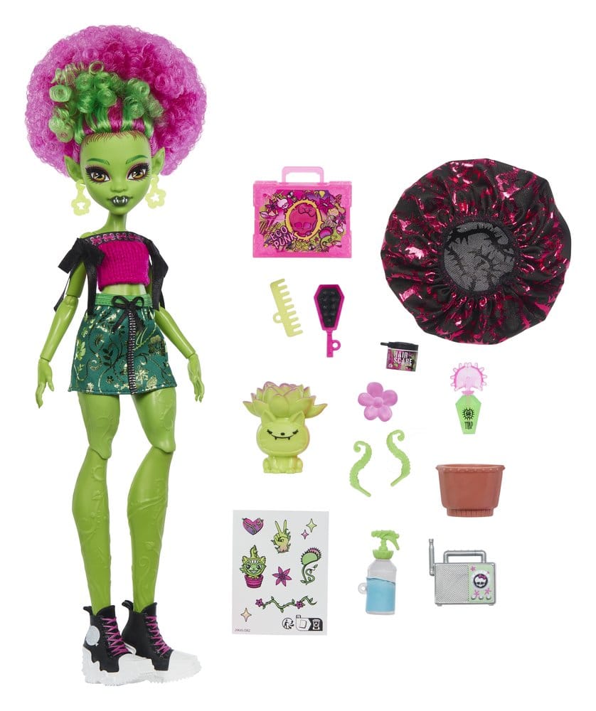 Monster High Self-Scare Secrets Puppe Venus McFlytrap - Anime Figuren günstig kaufen