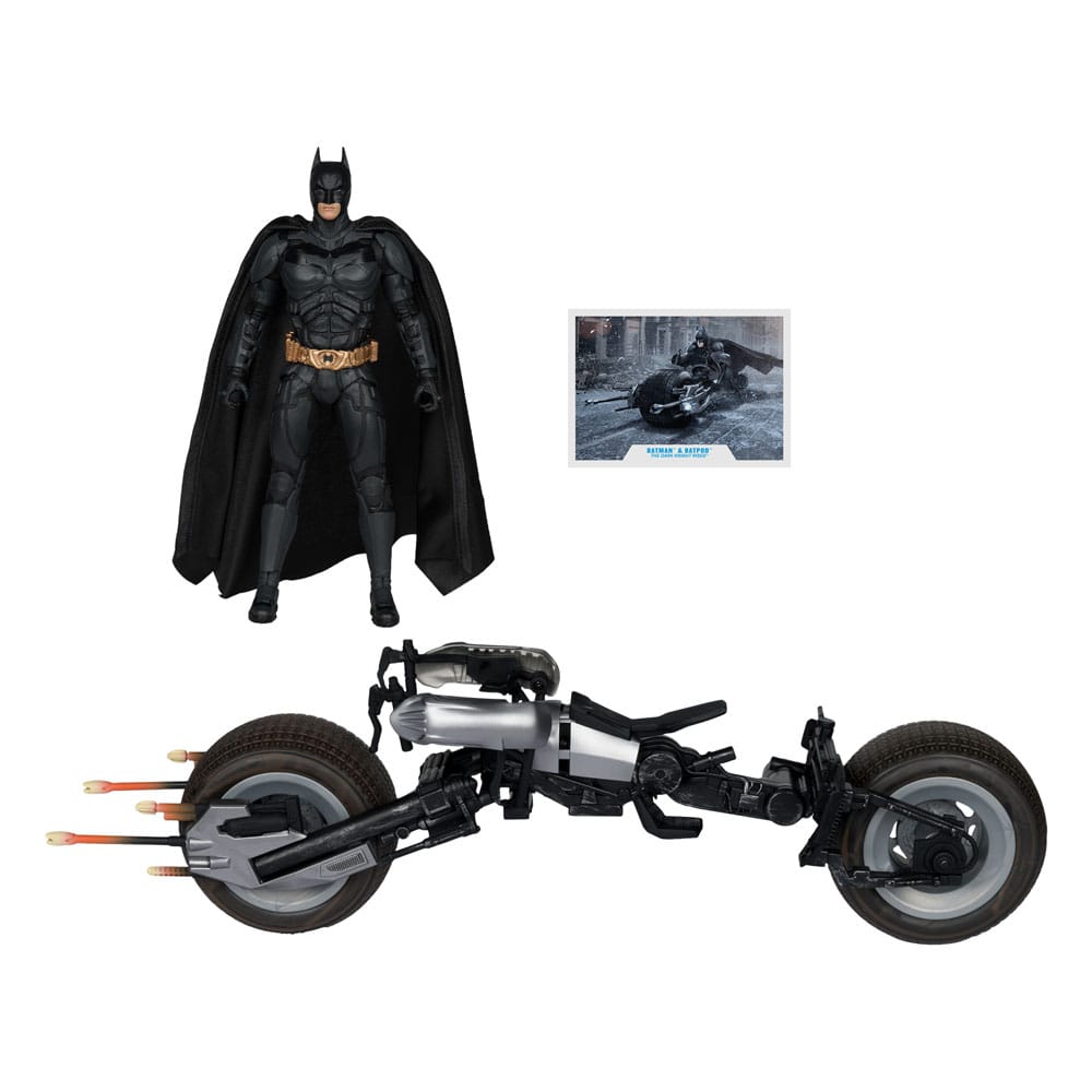 The Dark Knight DC Multiverse Actionfigur mit Fahrzeug Batman & The Batpod - Anime Figuren günstig kaufen