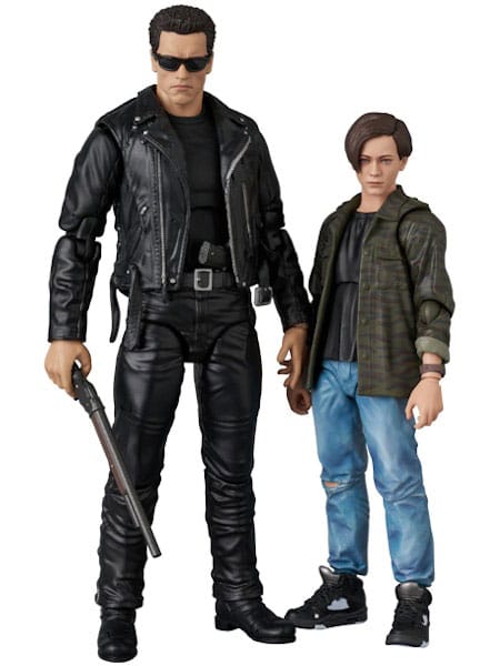T-800 (T2 Ver.) & John Connor Terminator 2: Judgment Day Action Mafex Medicom - Anime Figuren günstig kaufen