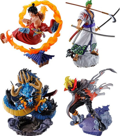 One Piece Petitrama PVC Mini-Statue Logbox Re Birth Wano Kuni Vol. 1 Set