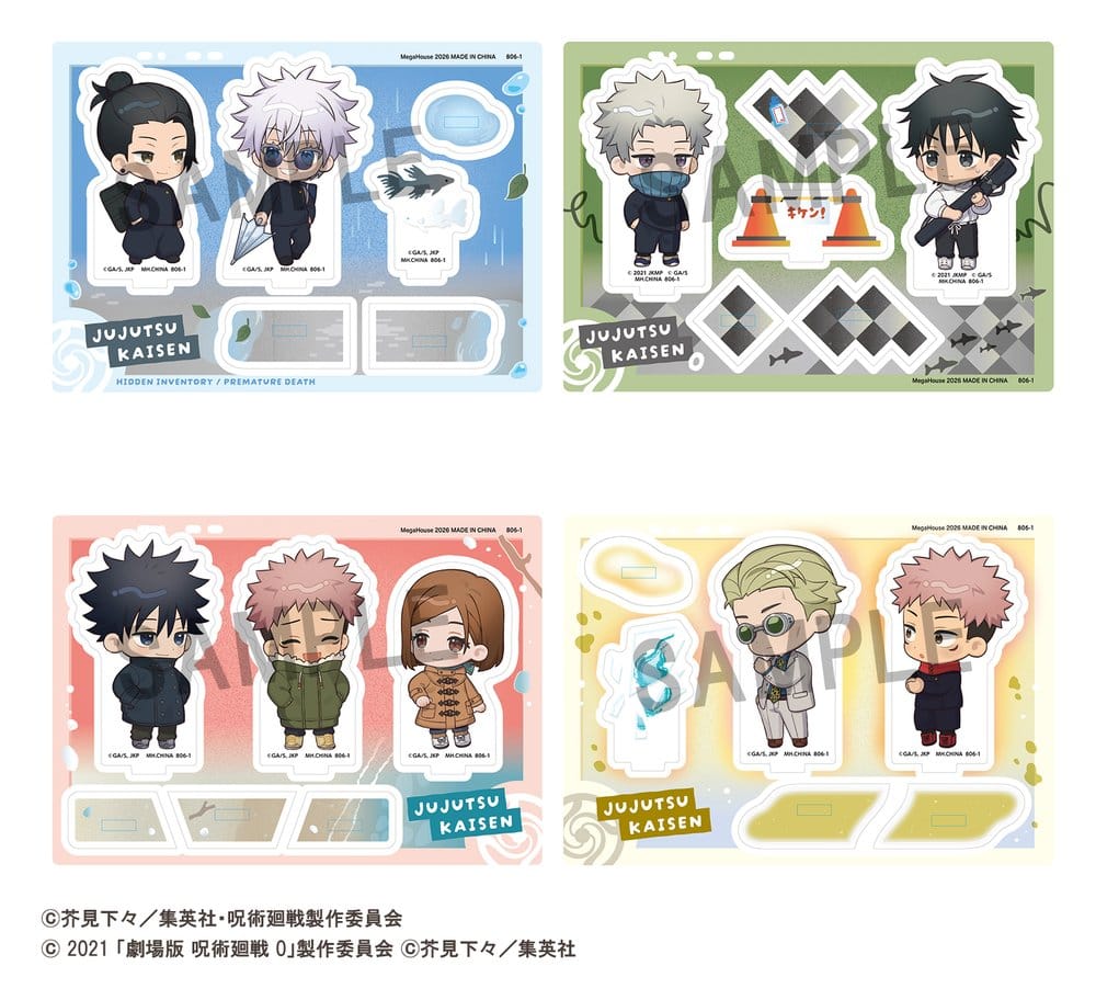 Jujutsu Kaisen Buddycolle Acrylaufsteller 5th Anniversary C Megumi Fushiguro, Yuji Itadori & Nobara Kugisaki - Anime Figuren günstig kaufen