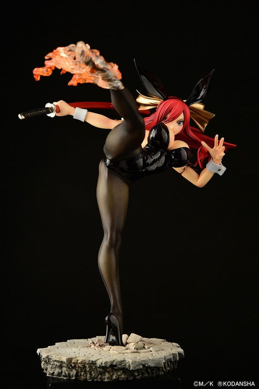 Erza Scarlet High Kick Black Bunny Ver. Orca Toys - Anime Figuren günstig kaufen