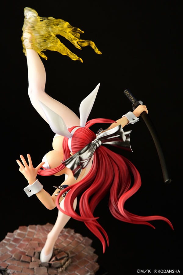 Erza Scarlet High Kick White Bunny Ver. Orca Toys