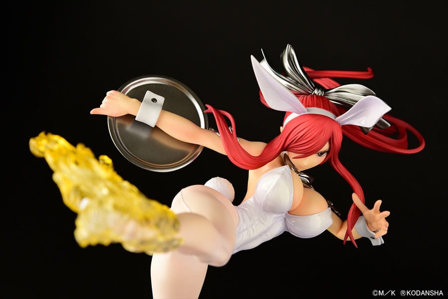 Erza Scarlet High Kick White Bunny Ver. Orca Toys