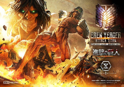 Attack on Titan (TV animation) Ultimate Diorama Masterline Statue Eren Yeager Attack Titan Bonus Version - Anime Figuren günstig kaufen