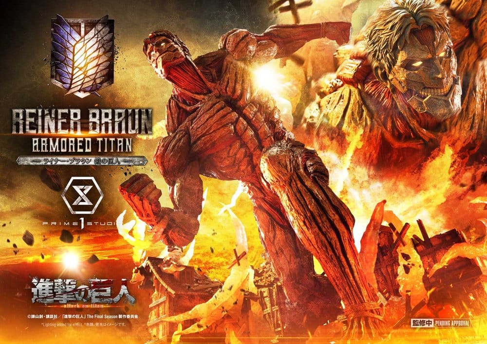 Attack on Titan (TV animation) Ultimate Diorama Masterline Statue Reiner Braun Armored Titan Bonus Version - Anime Figuren günstig kaufen
