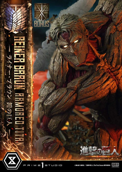 Attack on Titan (TV animation) Ultimate Diorama Masterline Statue Reiner Braun Armored Titan Bonus Version - Anime Figuren günstig kaufen