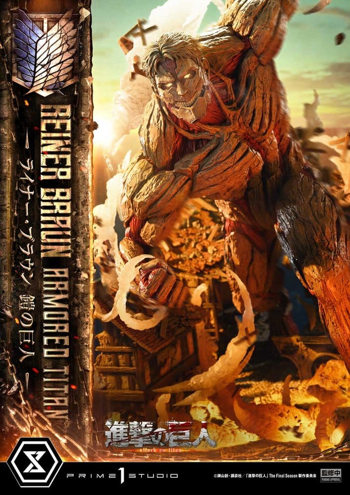 Attack on Titan (TV animation) Ultimate Diorama Masterline Statue Reiner Braun Armored Titan Bonus Version - Anime Figuren günstig kaufen