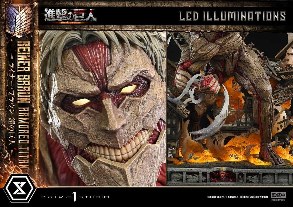 Attack on Titan (TV animation) Ultimate Diorama Masterline Statue Reiner Braun Armored Titan Bonus Version - Anime Figuren günstig kaufen