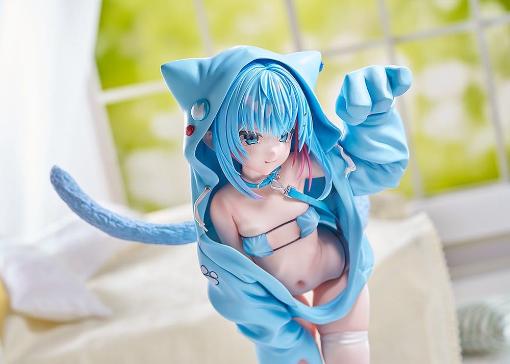 Virtual illustrator Kanzarin PVC Figur kanzarin-chan: Cat-Eared Hoodie Ver. - Anime Figuren günstig kaufen