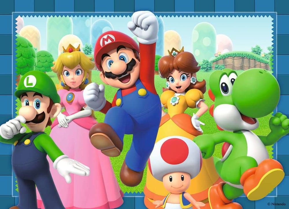 Super Mario Puzzles 4er-Pack Zeit für Mario! (4x100 Teile) - Anime Figuren günstig kaufen
