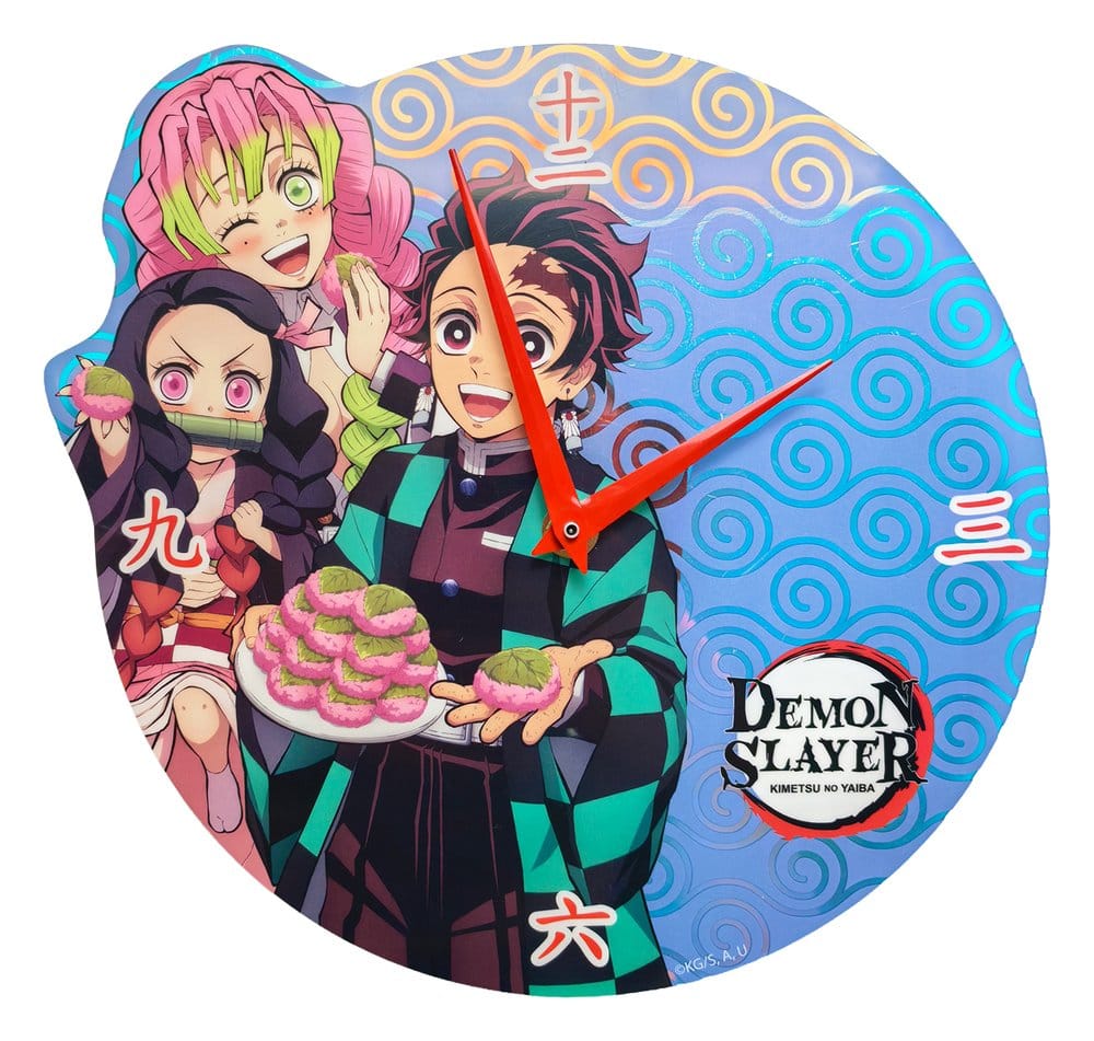 Demon Slayer: Kimetsu no Yaiba Wanduhr Holographic - Anime Figuren günstig kaufen