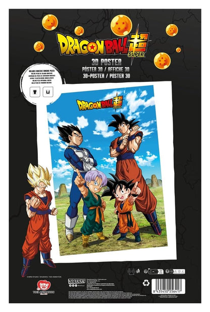 Dragon Ball Super 3D Poster Battle of Gods Goku Vegeta Family 38 x - Anime Figuren günstig kaufen