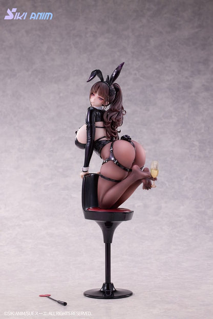 Champagne and Bunny Girl Rose Bare Black Stocking Ver. Original Character SIKI ANIM - Anime Figuren günstig kaufen