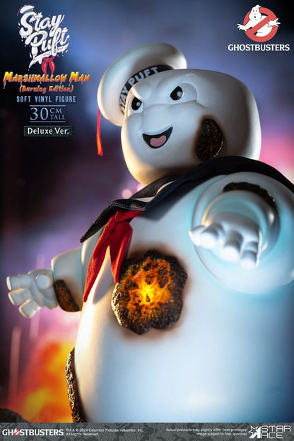 Ghostbusters Soft Vinyl Statue Stay Puft Marshmallow Man Burnign Edition Deluxe Version - Anime Figuren günstig kaufen