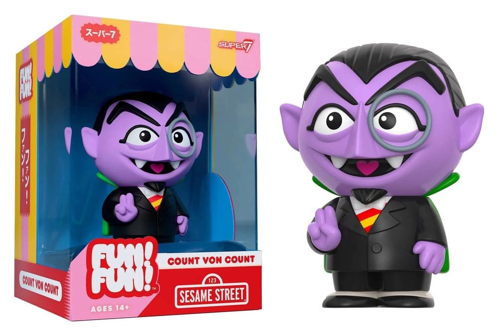 Sesamstraße Fun! Fun! Soft Vinyl Figur Wave 01 - Count von Count - Anime Figuren günstig kaufen