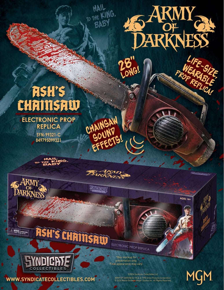 Ash's Kettensäge Army of Darkness Prop Replik Syndicate