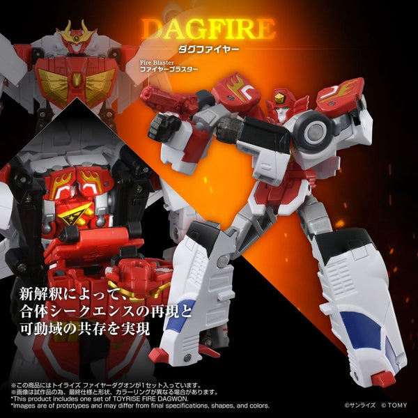 Detailansicht Brave Command Dagwon Toyrise Actionfigur Fire Dagwon