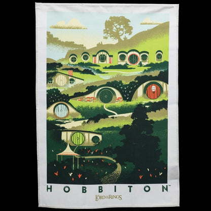 Herr der Ringe Geschirrtuch 2er Pack Rivendell & Hobbiton - Anime Figuren günstig kaufen