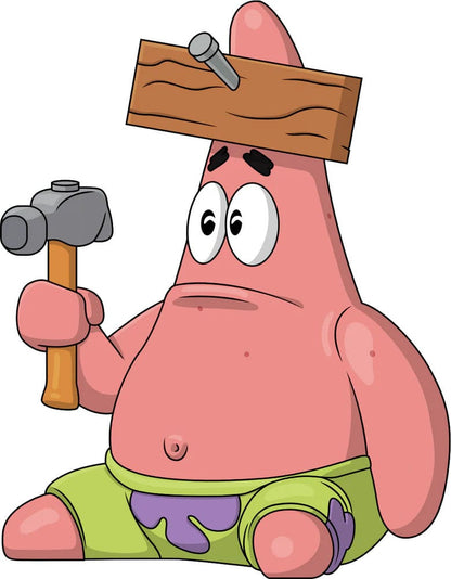 Nail on Head Patrick - Vinyl Figur - SpongeBob - Youtooz