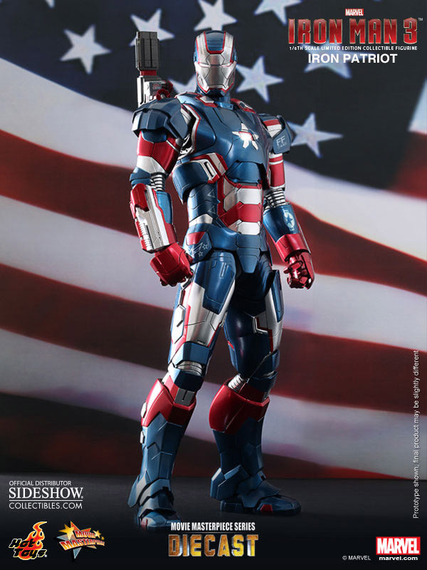 Iron Patriot Movie Masterpiece Iron Man 3 Hot Toys - Anime Figuren günstig kaufen
