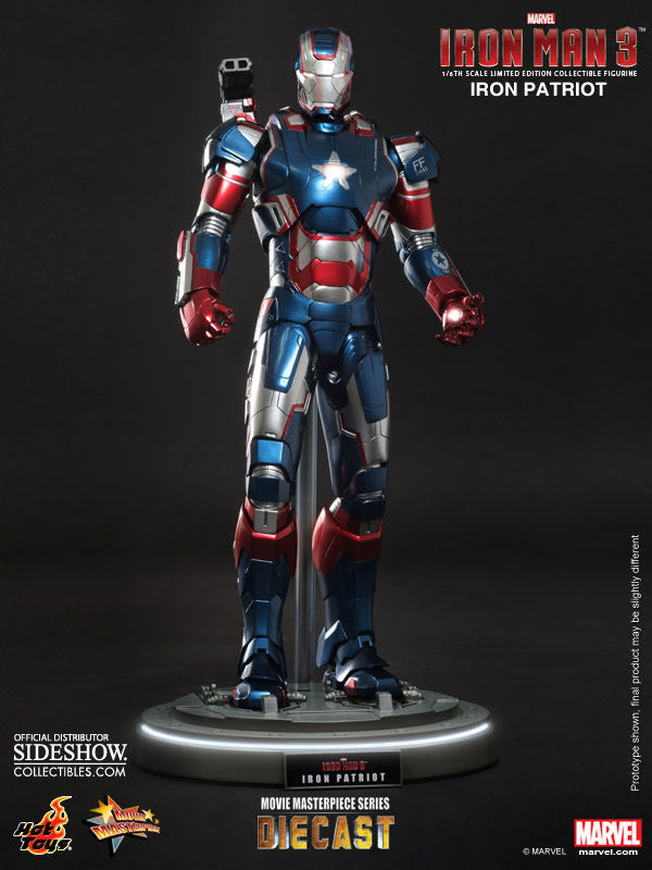 Iron Patriot Movie Masterpiece Iron Man 3 Hot Toys - Anime Figuren günstig kaufen